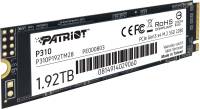Подробнее о Patriot P310 1.92TB M.2 2280 NVMe PCIe Gen3 x4 TLC P310P192TM28