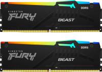 Подробнее о Kingston Fury Beast Black RGB DDR5 64GB (2x32GB) 5600MHz CL36 Kit KF556C36BBEAK2-64