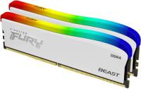 Подробнее о Kingston FURY Beast White RGB Special Edition DDR4 16GB (2x8GB) 3200MHz CL16 Kit KF432C16BWAK2/32
