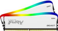 Подробнее о Kingston FURY Beast RGB Special Edition White XMP DDR4 32GB (2x16GB) 3600MHz CL18 Kit KF436C18BWAK2/32