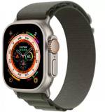 Подробнее о Apple Watch Ultra GPS + Cellular 49mm Titanium Case with Green Alpine Loop - Small MNHC3/MNHJ3