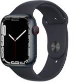 Подробнее о Apple Watch Series 7 GPS + Cellular 41mm Midnight Aluminum Case w. Midnight S. Band MKH73