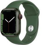 Подробнее о Apple Watch Series 7 GPS + Cellular 41mm Green Aluminum Case with Clover Sport Band MKH93,MKHТ3