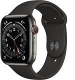 Подробнее о Apple Watch Series 6 GPS LTE M07Q3 44mm Graphite Stainless Steel Case with Black Sport Band M07Q3/M09H3