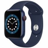 Подробнее о Apple Watch Series 7 LTE 45mm Blue Aluminum Case With Blue Sport Band MKJT3/MKJA3