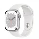 Подробнее о Apple Watch Series 8 GPS 41mm Silver Aluminum Case with White S. Band MP6L3