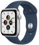 Подробнее о Apple Watch SE LTE 44mm Space Gray Aluminum Case withWatch SE GPS + Cellular 44mm Silver A. Case w. Abyss Blue S. Band Tornado/Gray Sport Loop MKRJ3