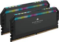 Подробнее о Corsair Dominator Platinum RGB Black DDR5 32GB (2x16GB) 6400MHz CL32 Kit CMT32GX5M2B6400C32