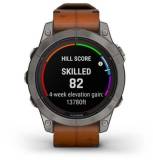 Подробнее о Garmin Fenix 7 Pro Sapphire Solar Titanium with Chestnut L. Band 010-02777-30