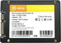 Подробнее о ATRIA XT200 G2 960GB TLC ATSATXT200/1024