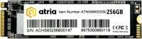 Подробнее о ATRIA X500S 256GB M.2 2280 NVMe PCIe Gen3 x4 TLC ATNVMX500S/256