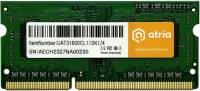 Подробнее о ATRIA So-Dimm DDR3 4GB 1600MHz CL11 UAT31600CL11SK1/4