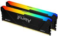 Подробнее о Kingston FURY Beast RGB Black XMP DDR4 32GB (2x16GB) 3733MHz CL19 Kit KF437C19BB12AK2/32