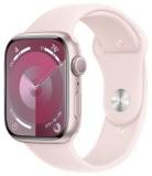 Подробнее о Apple Watch Series 9 GPS 45mm Pink Aluminum Case with Light Pink Sport Band - S/M (MR9G3)