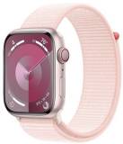 Подробнее о Apple Apple Watch Series 9 GPS Cellular 45mm Pink Aluminum Case with Light Pink Sport Loop (MRMM3)