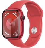 Подробнее о Apple Watch Series 9 GPS 45mm PRODUCT RED Aluminum Case with PRODUCT RED Sport Band - S/M (MRXJ3)