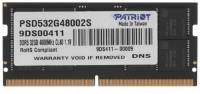 Подробнее о Patriot So-Dimm DDR5 32GB 4800MHz CL40 PSD532G48002S