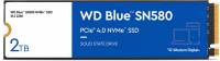 Подробнее о Western Digital WD Blue SN580 2TB M.2 2280 NVMe PCIe Gen4 x4 TLC WDS200T3B0E