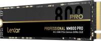 Подробнее о Lexar Professional NM800PRO 2TB M.2 2280 NVMe PCIe Gen4 x4 TLC LNM800P002T-RNNNG