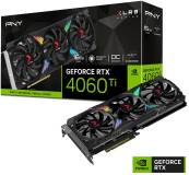 Подробнее о PNY GeForce RTX 4060 Ti 16GB OC XLR8 Gaming VERTO EPIC-X RGB Triple Fan VCG4060T16TFXXPB1-O
