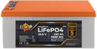 Подробнее о LogicPower LiFePO4 25,6V - 230 Ah (5888Wh) (BMS 200A/100А) пластик LCD Smart BT LP23535