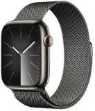 Подробнее о Apple Watch Series 9 GPS + Cellular 45mm Graphite S. Steel Case w. Graphite Milanese Loop (MRMX3)