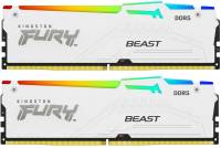 Подробнее о Kingston FURY Beast White RGB XMP DDR5 64GB (2x32GB) 6000MHz CL30 Kit KF560C30BWAK2-64