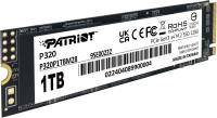 Подробнее о Patriot P320 1TB M.2 2280 NVMe PCIe Gen3 x4 TLC P320P1TBM28