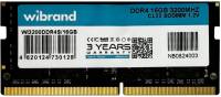 Подробнее о Wibrand So-Dimm DDR4 16GB 3200MHz CL22 WI3200DDR4S/16GB