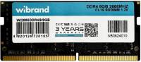 Подробнее о Wibrand So-Dimm DDR4 8GB 2666MHz CL19 WI2666DDR4S/8GB