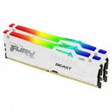 Подробнее о Kingston FURY Beast White RGB EXPO DDR5 32GB (2x16GB) 6000MHz CL36 Kit KF560C36BWE2AK2-32