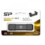 Подробнее о Silicon Power DS72 500GB Black SB 3.2 Gen2 Type-C SP500GBUC3S72VPK