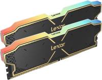 Подробнее о Lexar Thor RGB Black DDR5 32GB (2x16GB) 6000MHz CL38 Kit LD5U16G60C38BG-RGD