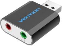 Подробнее о Vention USB External Sound Card Black Metal Type VAB-S 17-B