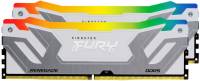 Подробнее о Kingston FURY Renegade Silver/White RGB CUDIMM XMP DDR5 48GB (2x24GB) 8400MHz CL40 Kit KF584CU40RWAK2-48