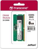 Подробнее о Transcend So-Dimm JetRam DDR5 8GB 5600MHz CL46 JM5600ASG-8G