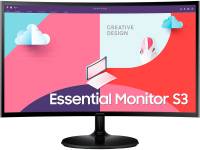 Подробнее о Samsung Essential Monitor S3 Curved 27' S36C Black LS27C362EAUXEN