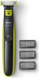 Электробритва Philips OneBlade Black/Green QP2724/10