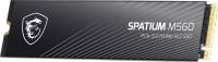 Накопитель MSI Spatium M560 1TB M.2 2280 NVMe PCIe Gen5 x4 3D NAND S78-440L0F0-P83