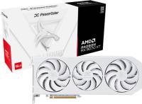 Видеокарта PowerColor Hellhound Spectral White AMD Radeon RX 9070 XT 16GB RX9070XT 16G-L/OC/WHITE