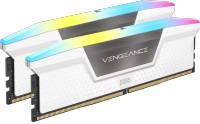 Память Corsair Vengeance RGB White DDR5 32GB (2x16GB) 6000MHz CL36 Kit CMH32GX5M2E6000Z36W