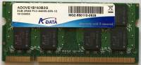 Память A-Data So-Dimm DDR2 2GB 800MHz CL5 ADOVE1B163B2G
