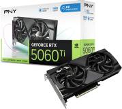Подробнее о PNY GeForce RTX 5060 Ti 16GB Overclocked Dual Fan VCG5060T16DFXPB1-O
