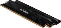 Память Crucial Pro OC Gaming Memory Black DDR5 32GB (2x16GB) 6400MHz CL32 Kit CP2K16G64C32U5B