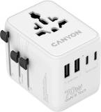Зарядка Canyon Travel Adapter OnTour 20 EU/UK/US/AUS 70W  White CNS-TA70W1006W