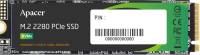 Накопитель Apacer AS2280P4X 256GB M.2 2280 NVMe PCIe Gen3 x4 TLC AP256GAS2280P4X