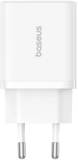 Зарядка Baseus Cube Fast Charger QC3.0+PD3.0 30W EU Moon White P10111404213-00
