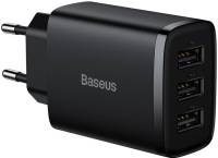 Зарядка Baseus Compact 3U 17W Black CCXJ020101
