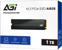 Накопитель AGI AI828 1TB M.2 2280 NVMe PCIe Gen4 x4 3D NAND AGI1T0G44AI828-CB