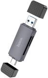 Картридер HOCO HB45 Spirit 2-in-1 USB-USB Type-C 3.0 Black 6942007620529